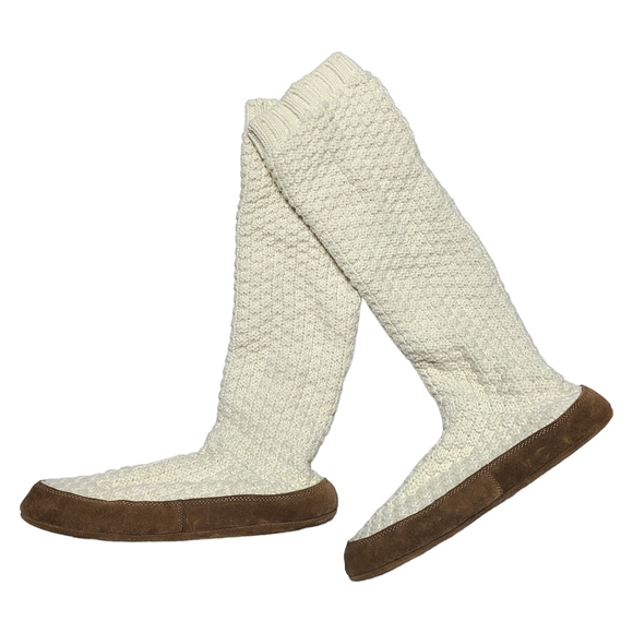 L.L. Bean Shoes - L.L.Bean Slipper Socks Tall Knit House Shoes Boots